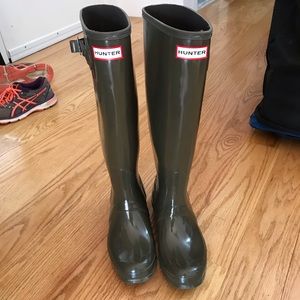 Hunter Rain Boots Green